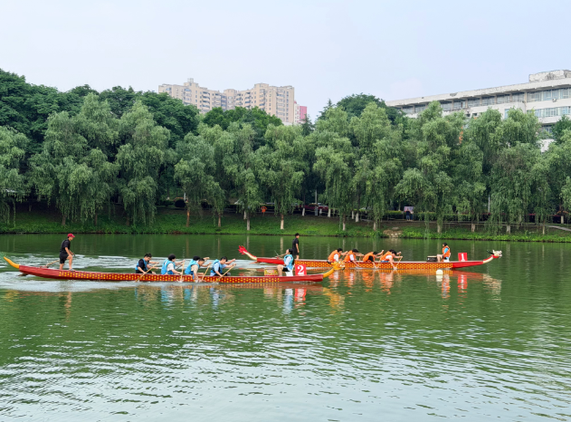 揽月湖再掀竞渡潮 湖科第五届校园龙舟赛火热开赛 揽月湖再掀竞渡潮 湖科第五届校园龙舟赛火热开赛